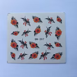 Waterstickers Blommor