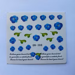 Waterstickers Blommor