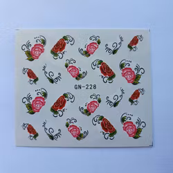 Waterstickers Blommor