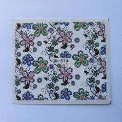 Waterstickers Blommor