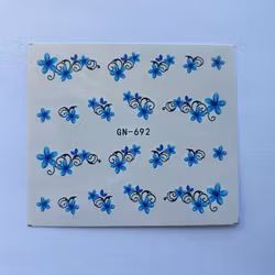 Waterstickers Blommor