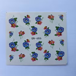 Waterstickers Blommor