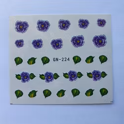 Waterstickers Blommor