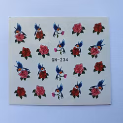 Waterstickers Blommor