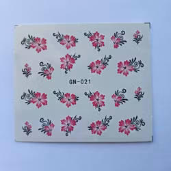 Waterstickers Blommor
