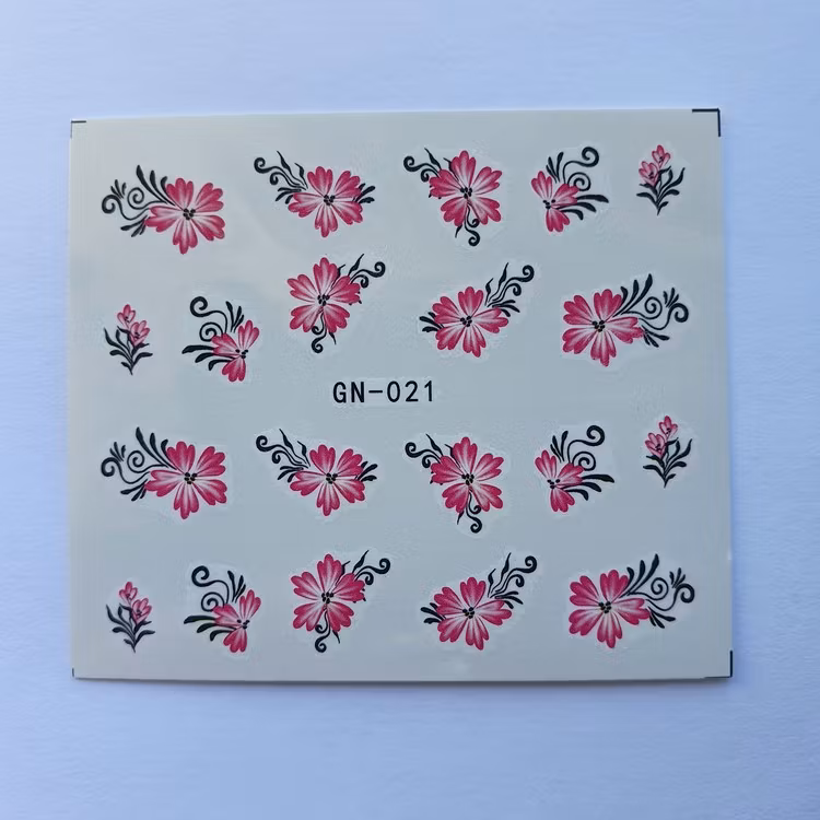 Waterstickers Blommor