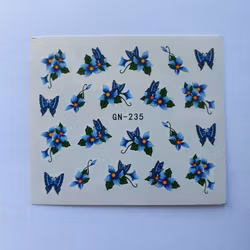 Waterstickers Blommor