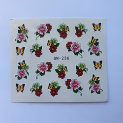 Waterstickers Flowers