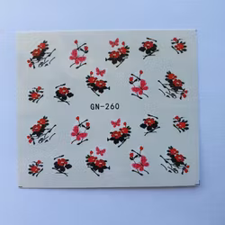 Waterstickers Blommor