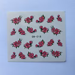 Waterstickers Blommor
