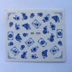 Waterstickers Blommor