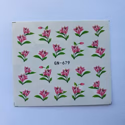 Waterstickers Blommor