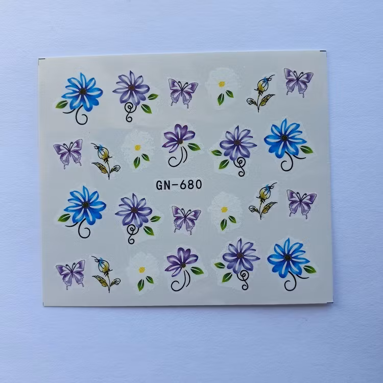 Waterstickers Blommor