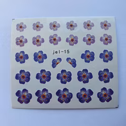 Waterstickers Blommor
