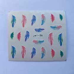 Waterstickers Feather