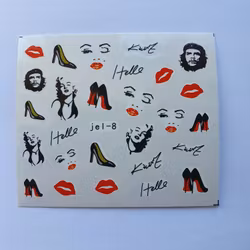 Waterstickers Kärlek