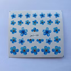 Waterstickers Blommor
