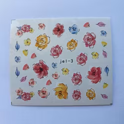 Waterstickers Blommor