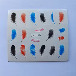 Waterstickers Feather