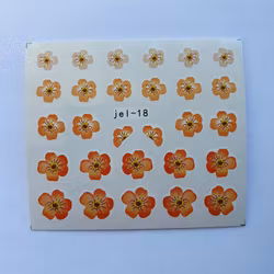 Waterstickers Blommor