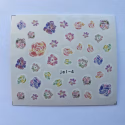 Waterstickers Blommor