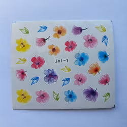 Waterstickers Blommor