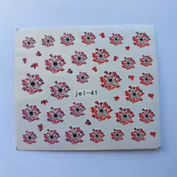 Waterstickers Blommor