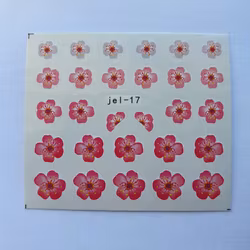 Waterstickers Blommor