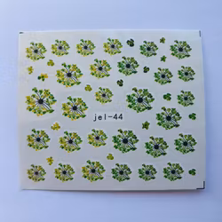 Waterstickers Blommor