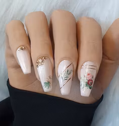 Waterstickers Blommor