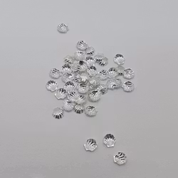 Metall Snäcka Silver