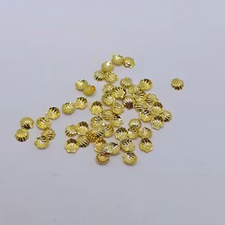 Metall Snäcka Guld