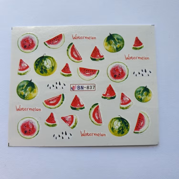 Waterstickers Fruits