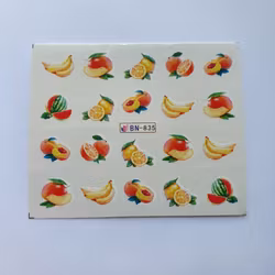 Waterstickers Fruits