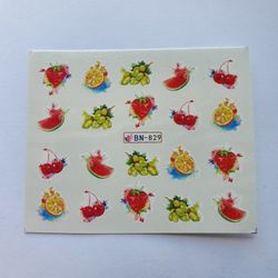 Waterstickers Fruits