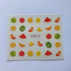 Waterstickers Fruits