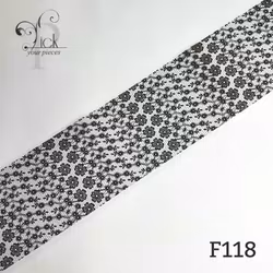 Foil Black Lace
