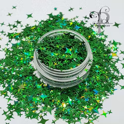 Star Holo Green