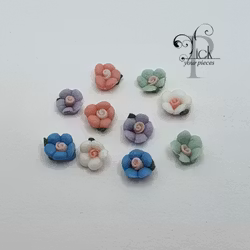 Fimo blommor 3D