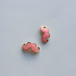3D Decoration Mustache Pink