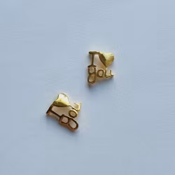 3D Decoration I Love You Gold