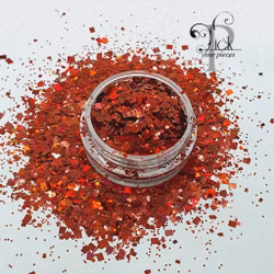 Holo Square Mix Red