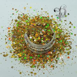 Holo Square Mix Gold