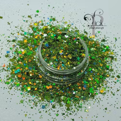Holo Square Mix Apple Green