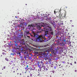 Holo Square Mix Purple