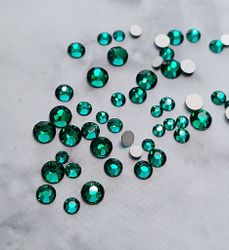 Preciosa Flatback Emerald