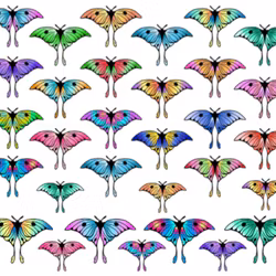 Waterstickers - Butterflies1