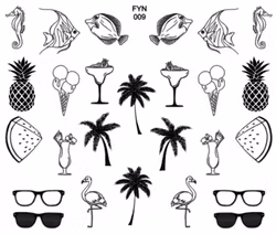 Waterstickers - Summer