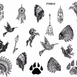 Waterstickers - Native