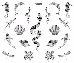 Waterstickers - Maui Animals